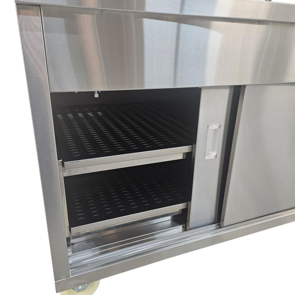 Heittox 9 Pan Heated Serveover Wet Bain Marie