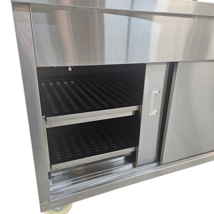 Heittox 9 Pan Heated Serveover Wet Bain Marie