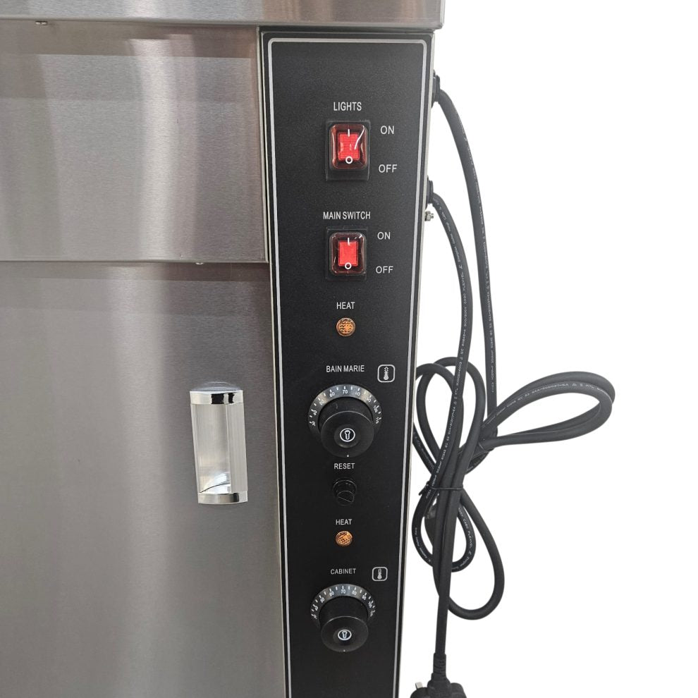 Heittox 9 Pan Heated Serveover Wet Bain Marie