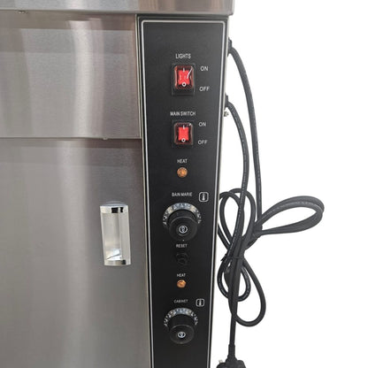 Heittox 9 Pan Heated Serveover Wet Bain Marie