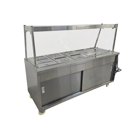 Heittox 11 Pan Heated Serveover Wet Bain Marie