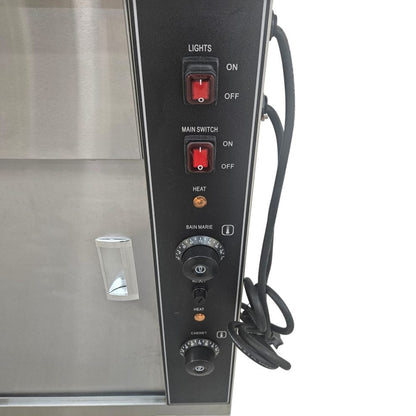 Heittox 11 Pan Heated Serveover Wet Bain Marie