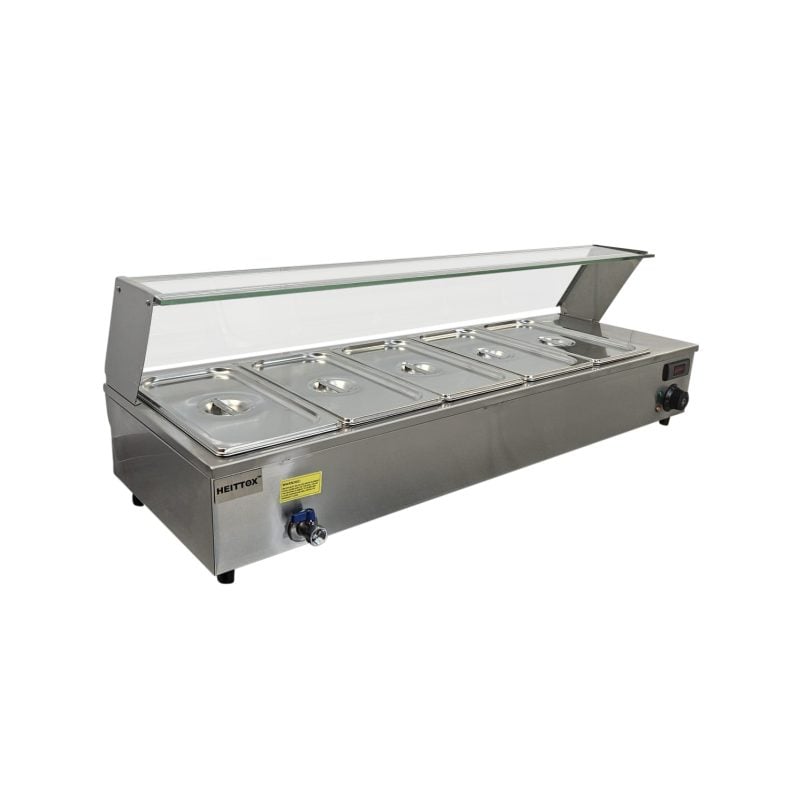 Heittox 5 Pan Electric Service Bain Marie