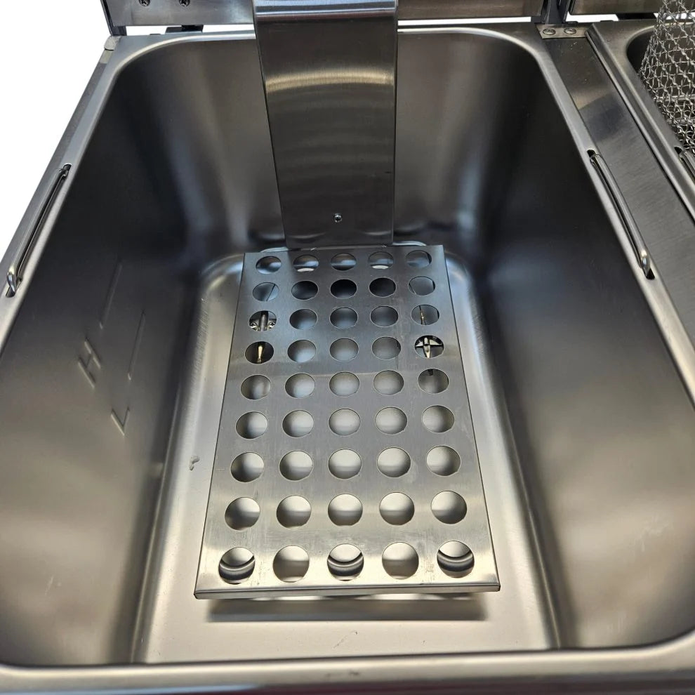 Heittox Countertop Electric Fryer Twin Tank