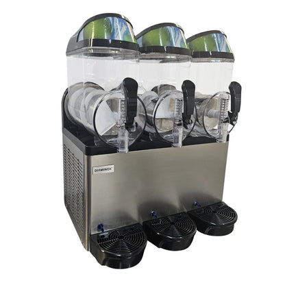 Rounded Triple Tank Slush Machine - 3 x 10L