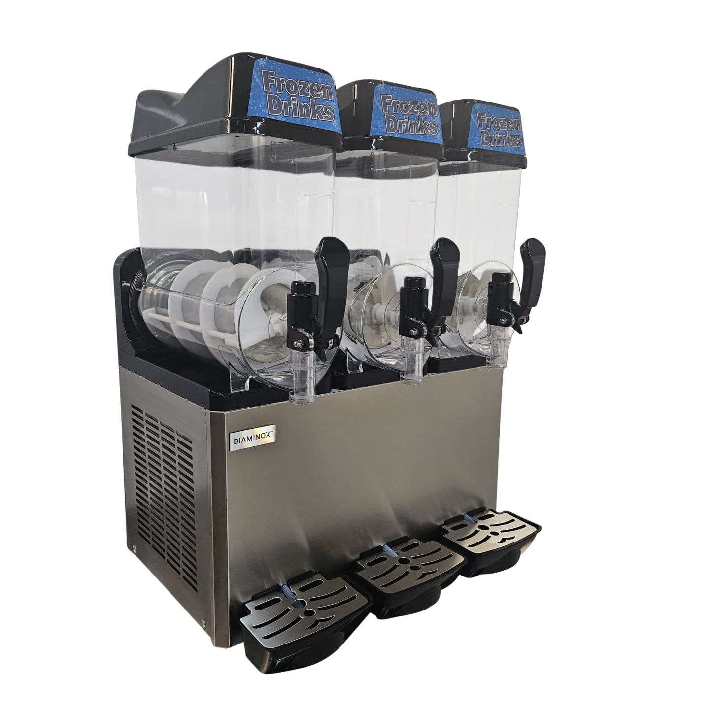Rectangular Dual Tank Slush Machine - 3 x 12L