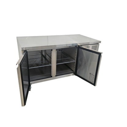 Diaminox Double Door Counter Bench Fridge 360L