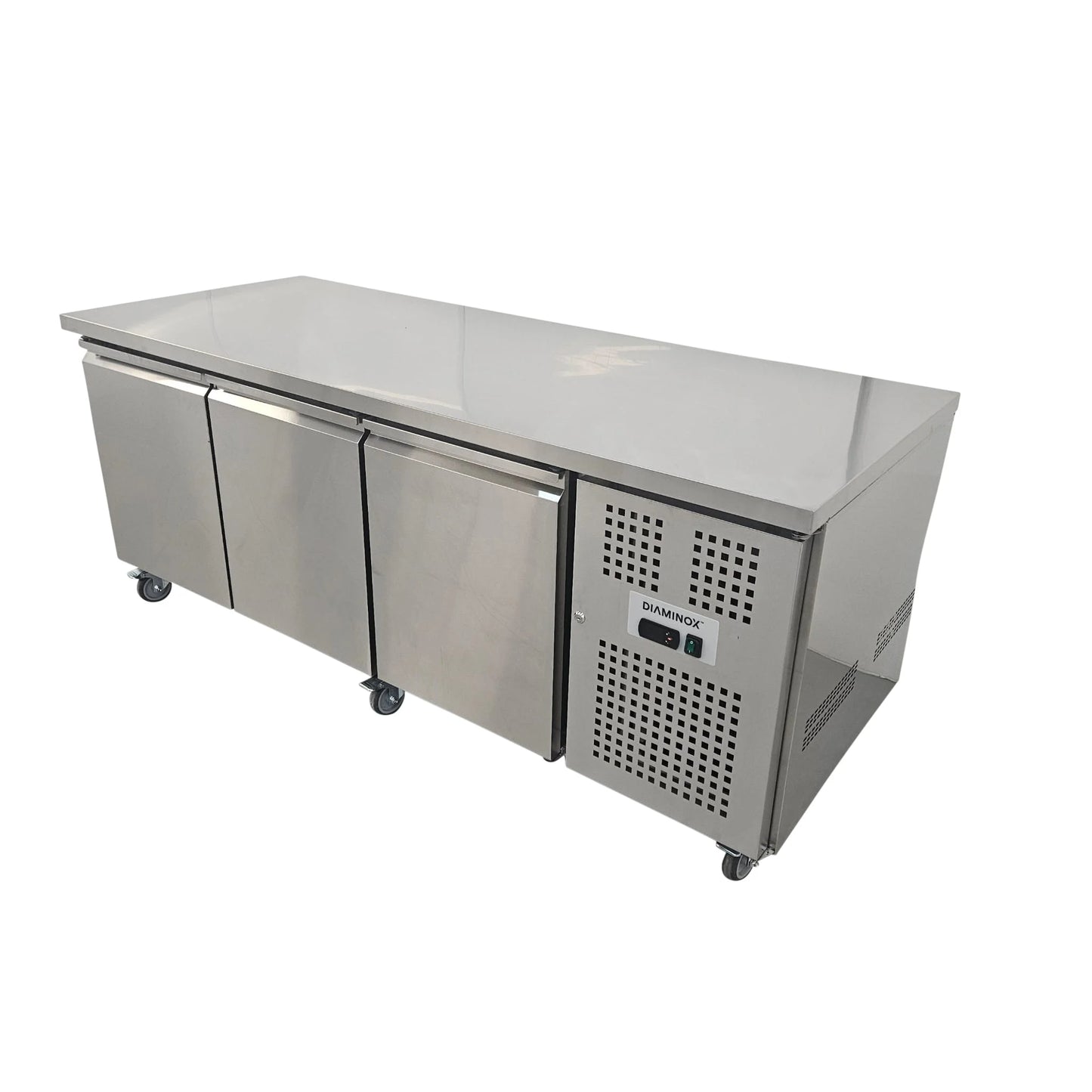 Diaminox Three Door Counter Bench Fridge 554L
