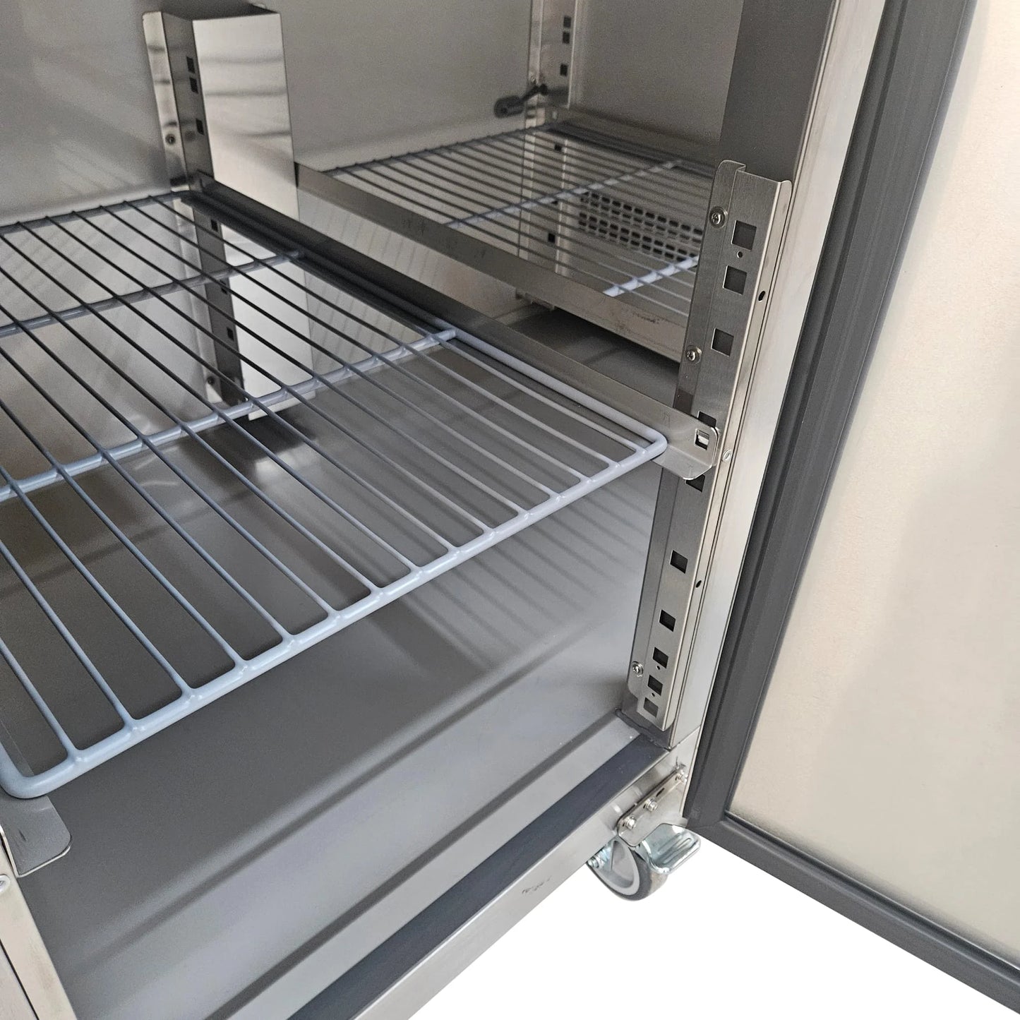 Diaminox Two Door Two Drawer Counter Bench Fridge 554L
