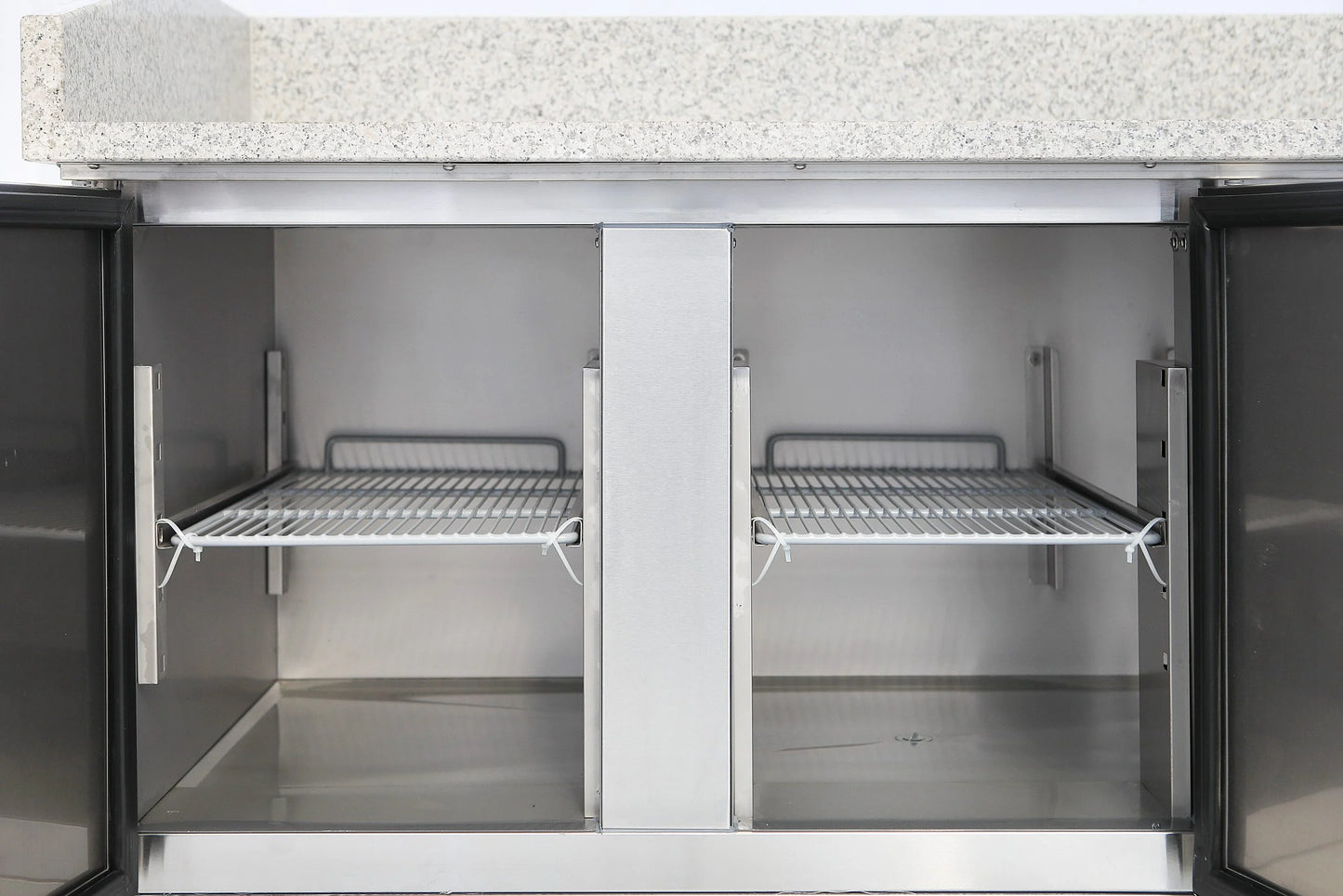 Diaminox Triple Door Counter Bench Fridge with Marble Top 248L