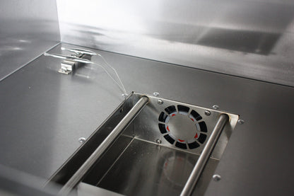 Heittox 2 Drawer Commercial Bun Warmer / Warming Drawer Cabinet