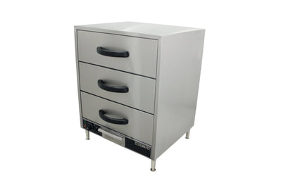 Heittox 3 Drawer Commercial Bun Warmer / Warming Drawer Cabinet