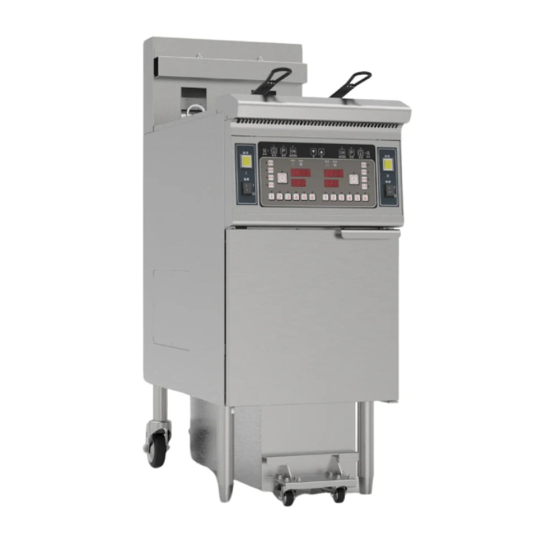 Hamoki Freestanding Electric Open Fryer 2 x 13L