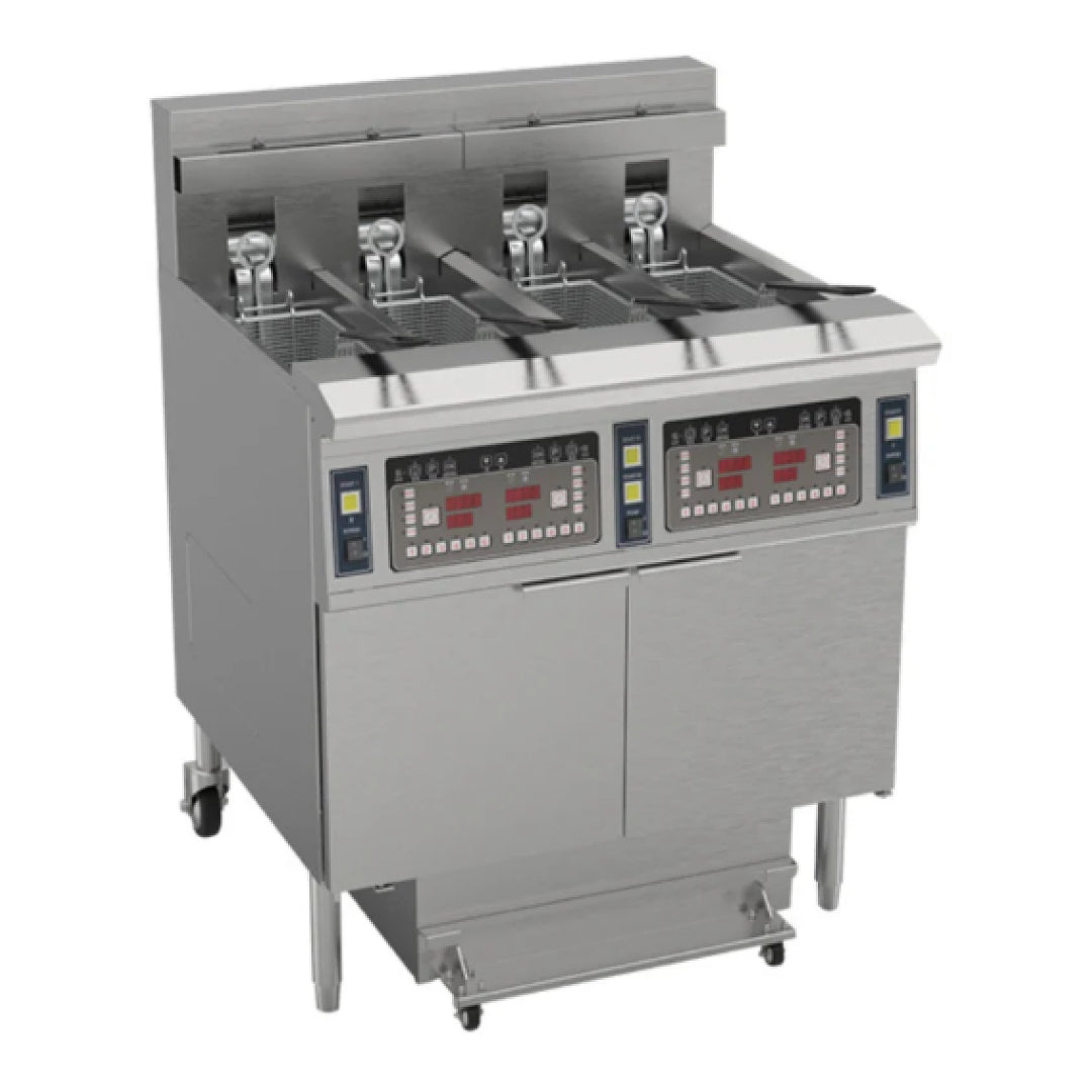 Hamoki Freestanding Electric Open Fryer 4 x 13L