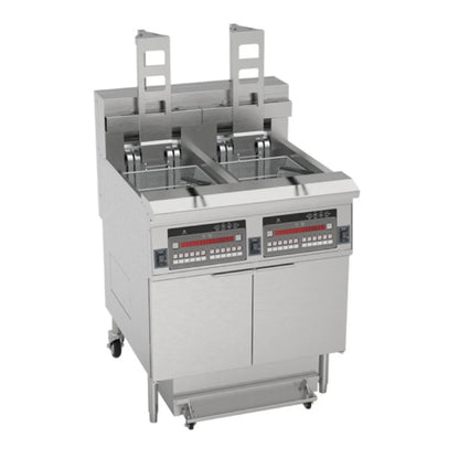 Hamoki Freestanding Electric Auto-Lift Open Fryer 2 x 26L
