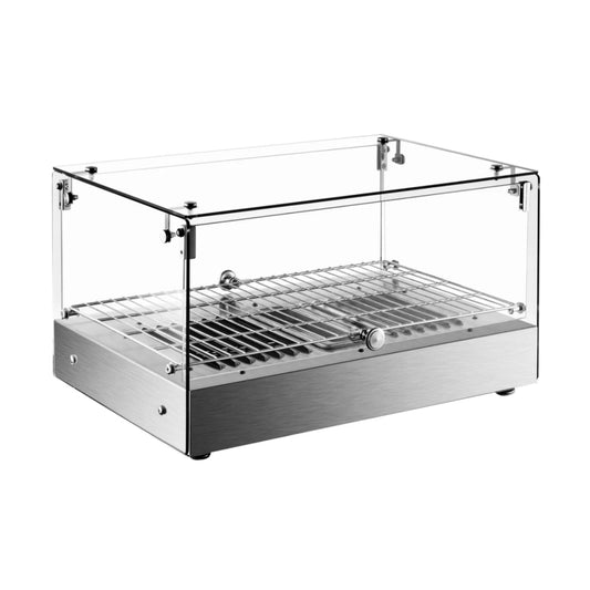 35L Squared Countertop Single Shelf Heated Display
