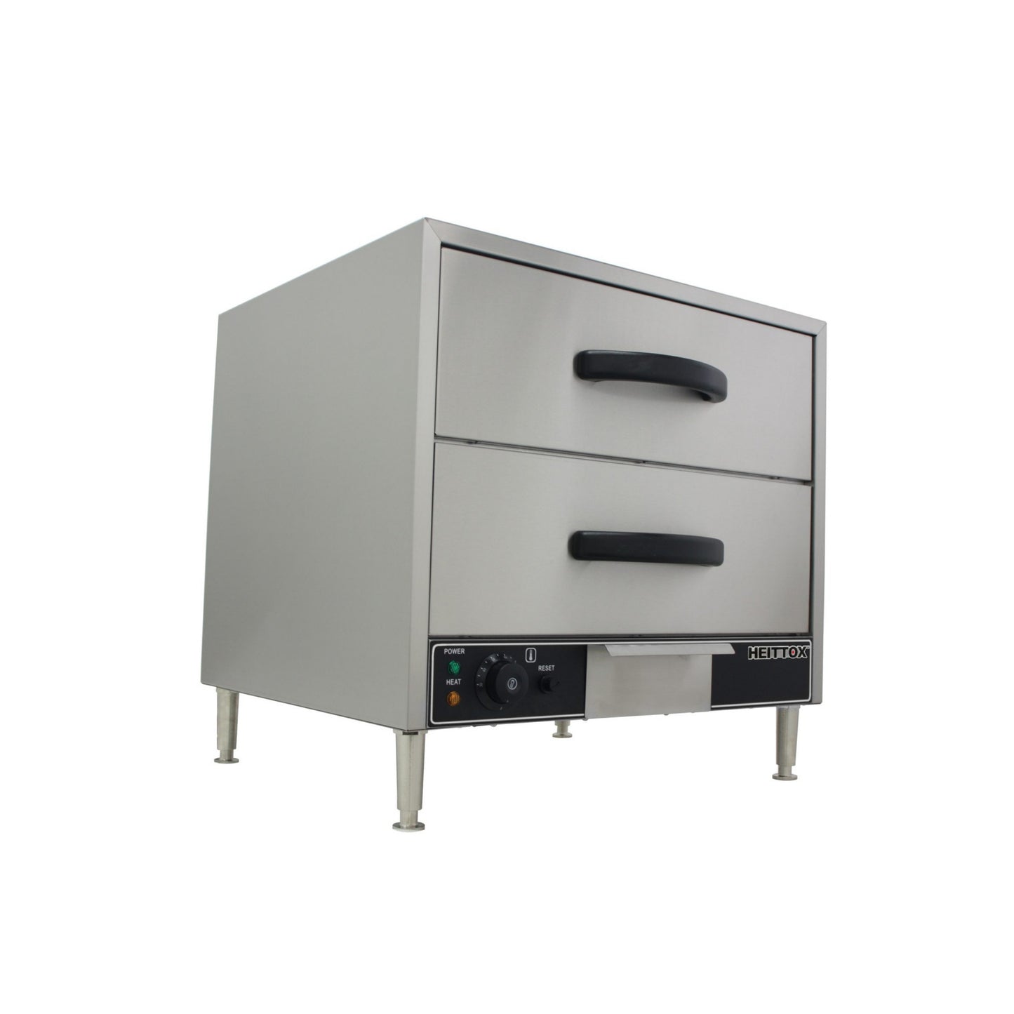 Heittox 2 Drawer Commercial Bun Warmer / Warming Drawer Cabinet