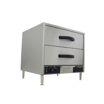 Heittox 2 Drawer Commercial Bun Warmer / Warming Drawer Cabinet