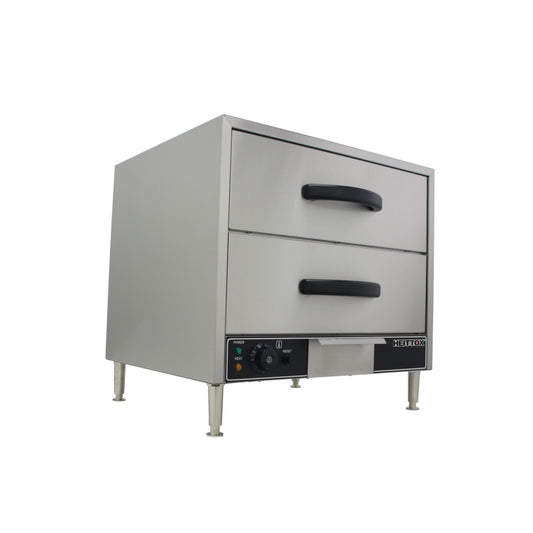 Heittox 2 Drawer Commercial Bun Warmer / Warming Drawer Cabinet