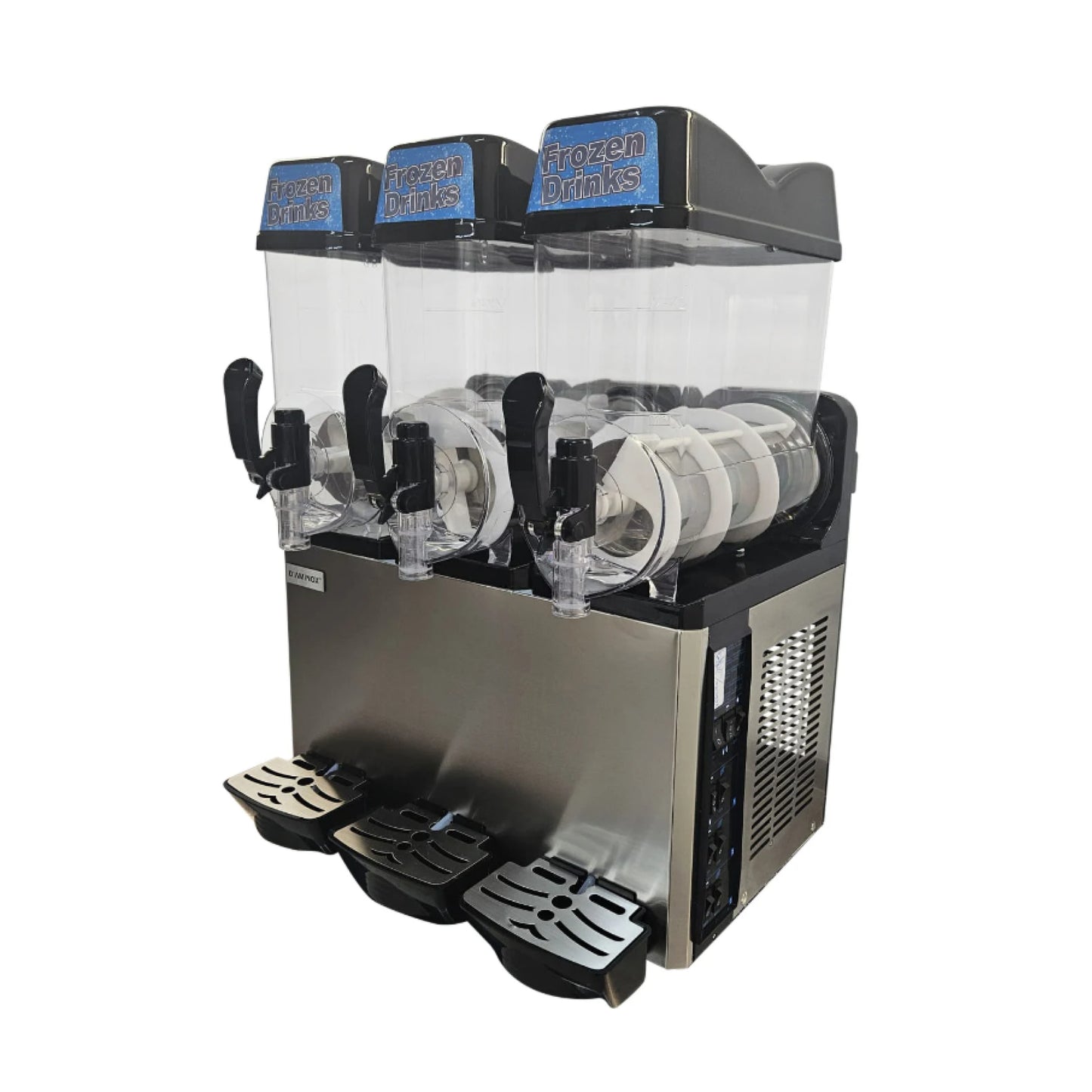 Rectangular Dual Tank Slush Machine - 3 x 12L
