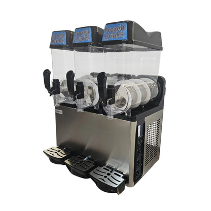Rectangular Dual Tank Slush Machine - 3 x 12L