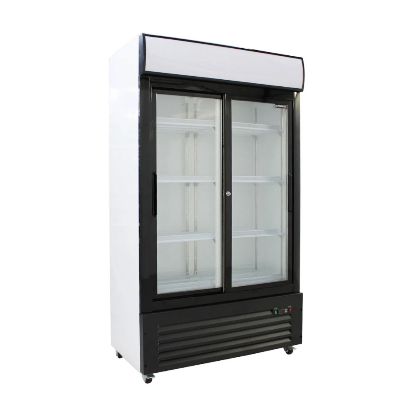 Diaminox Double Door Glass 900L Display Fridge