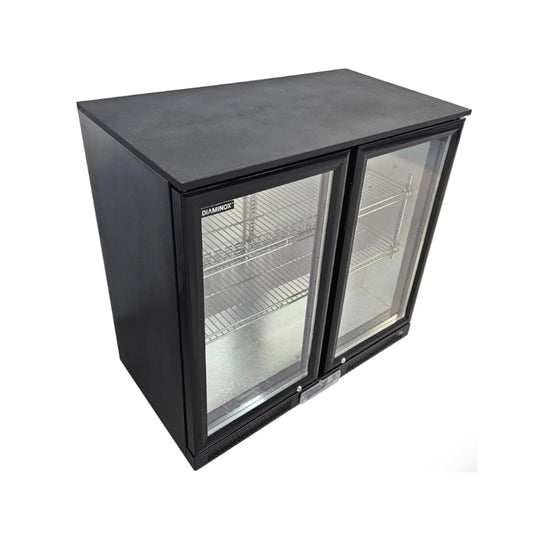 Diaminox Hinged Double Door Bar Bottle Cooler