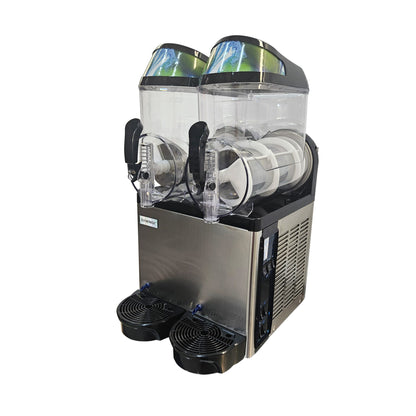 Rounded Double Tank Slush Machine - 2 x 10L
