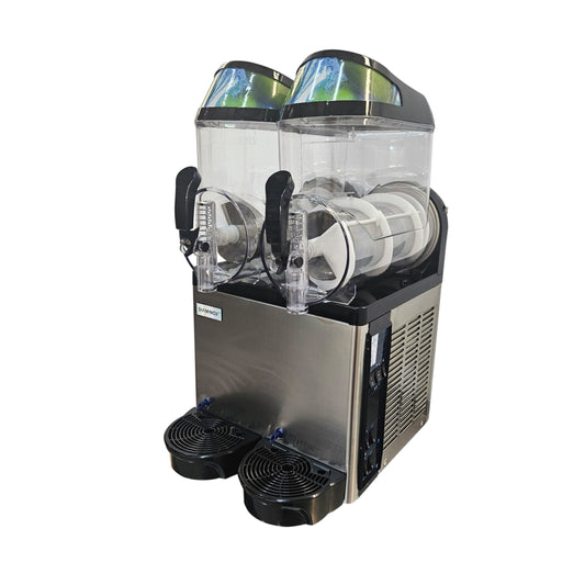 Rounded Double Tank Slush Machine - 2 x 10L