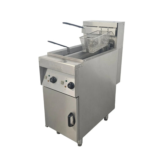 Heittox Freestanding 2 x 15L Twin Tank Electric Fryer