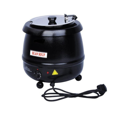 10 Litre Black Commercial Soup Kettle