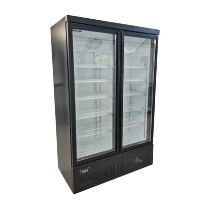 Diaminox Double Door Glass 1000L Display Fridge
