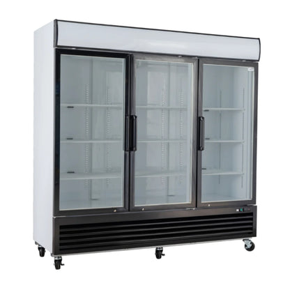 Diaminox Triple Door Glass Display Fridge - 1750L