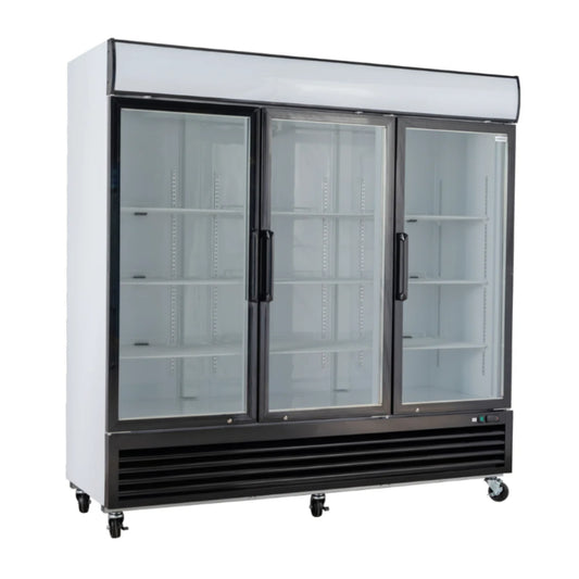 Diaminox Triple Door Glass Display Fridge - 1750L