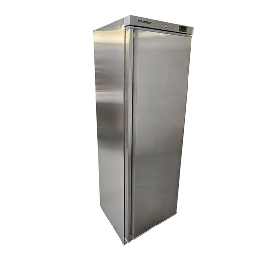 Diaminox Single Door Upright Commercial 336L Fridge - Stainless Steel