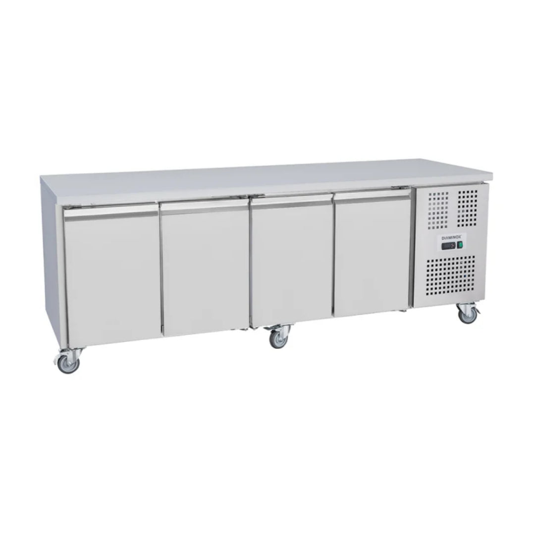 Diaminox Four Door Counter Bench Freezer