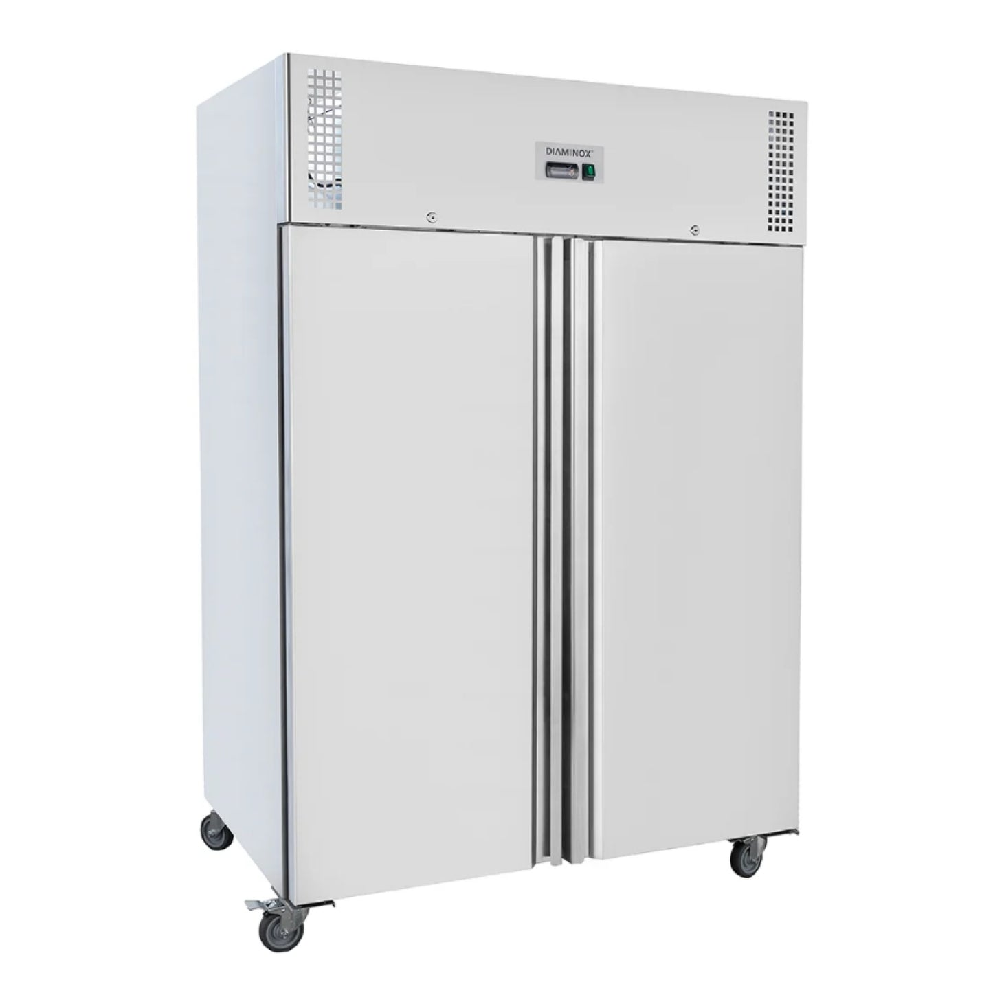 Diaminox Double Door Upright Commercial 1200L Fridge - White