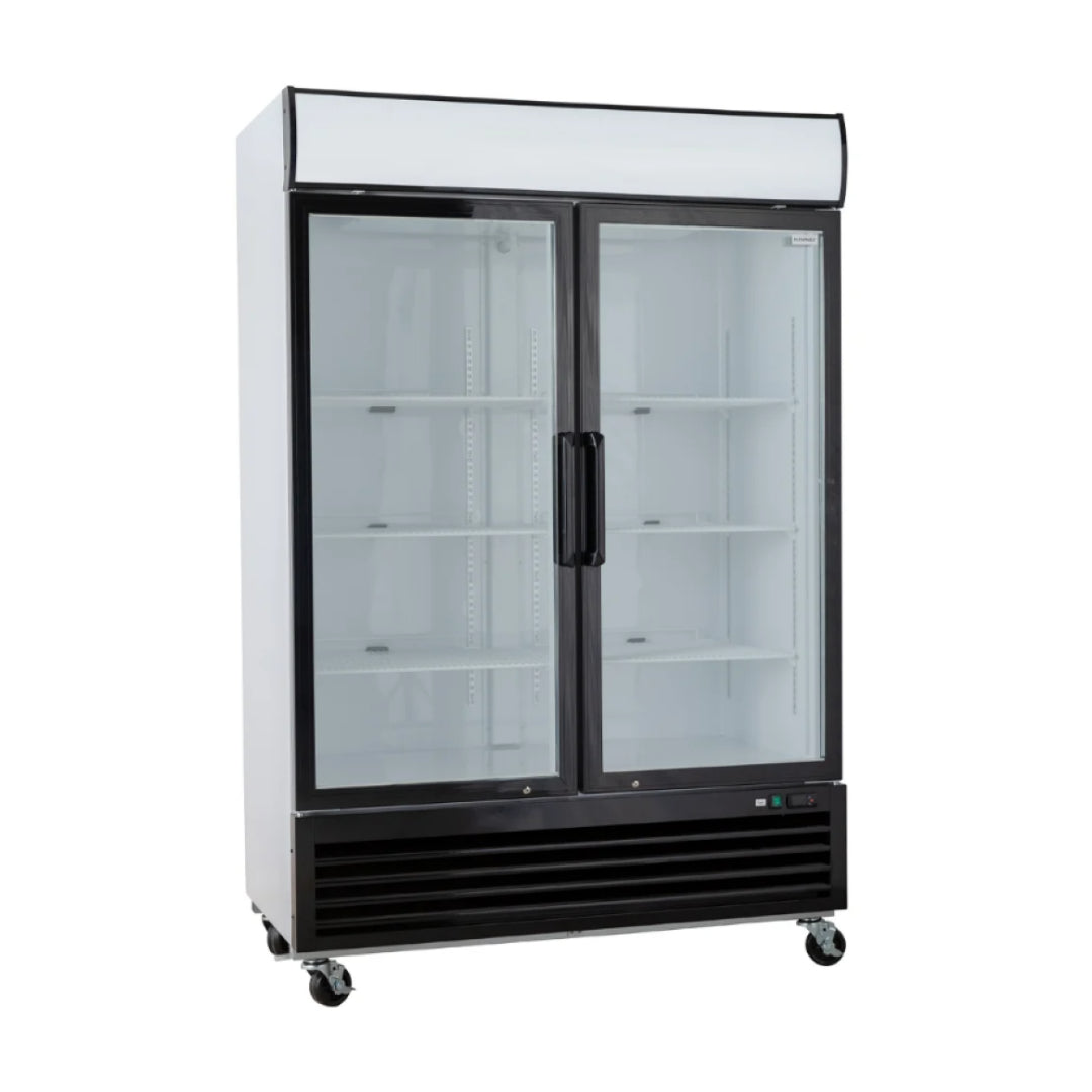 Diaminox Double Door Upright 1134L Display Freezer