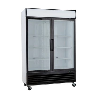 Diaminox Double Door Upright 1134L Display Freezer