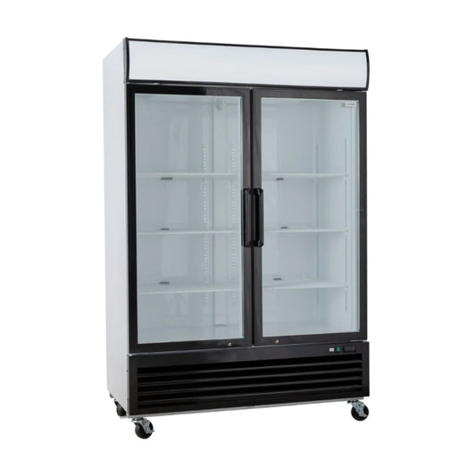 Diaminox Double Door Upright 1134L Display Freezer