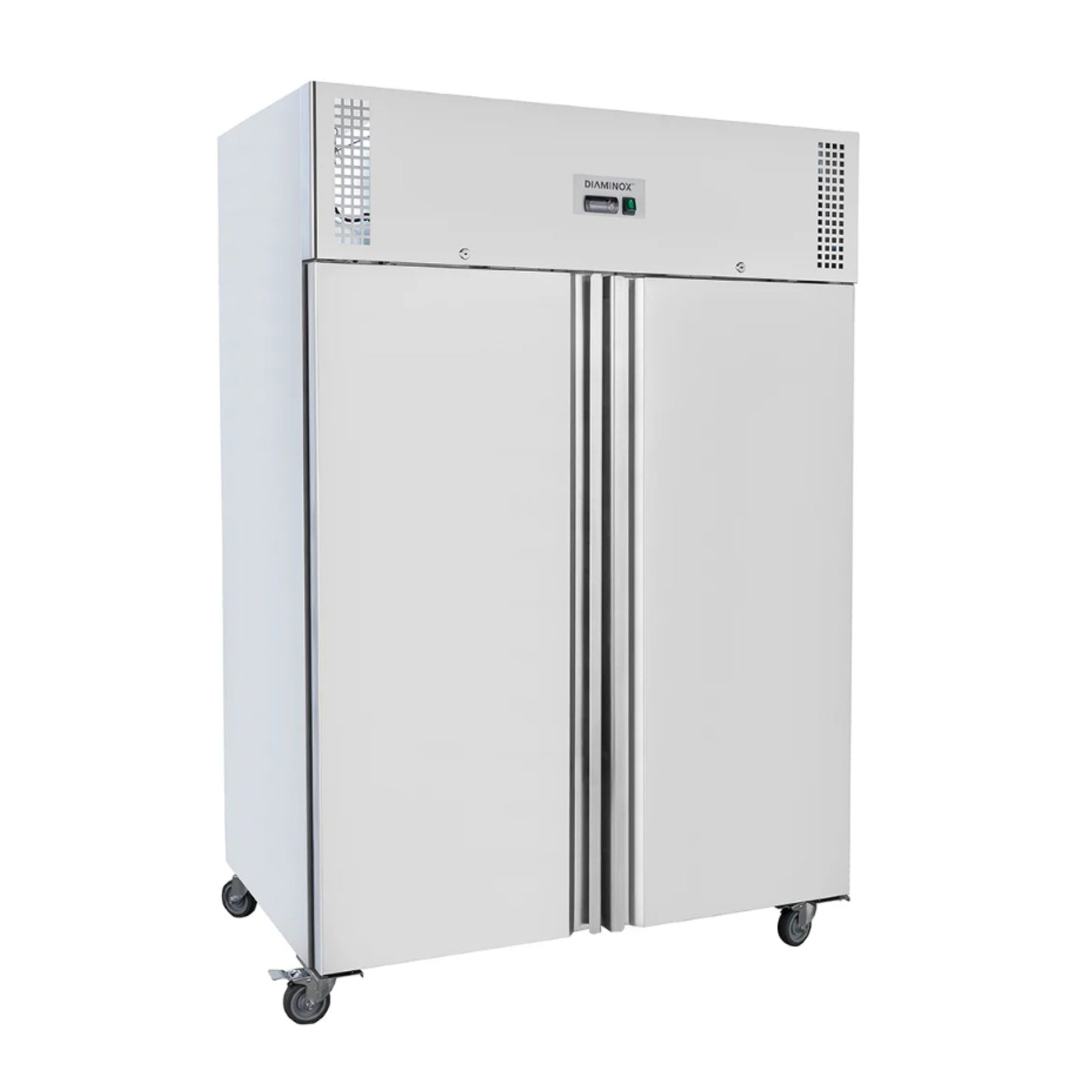 Diaminox Double Door Upright Commercial 1200L Freezer - White
