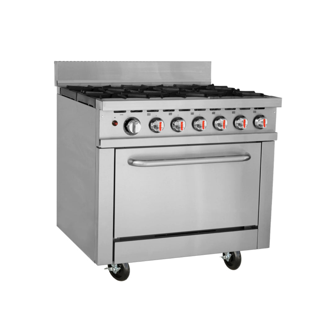 6 Burner Range Oven