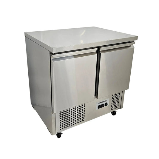 Diaminox Double Door Counter Bench Fridge 159L