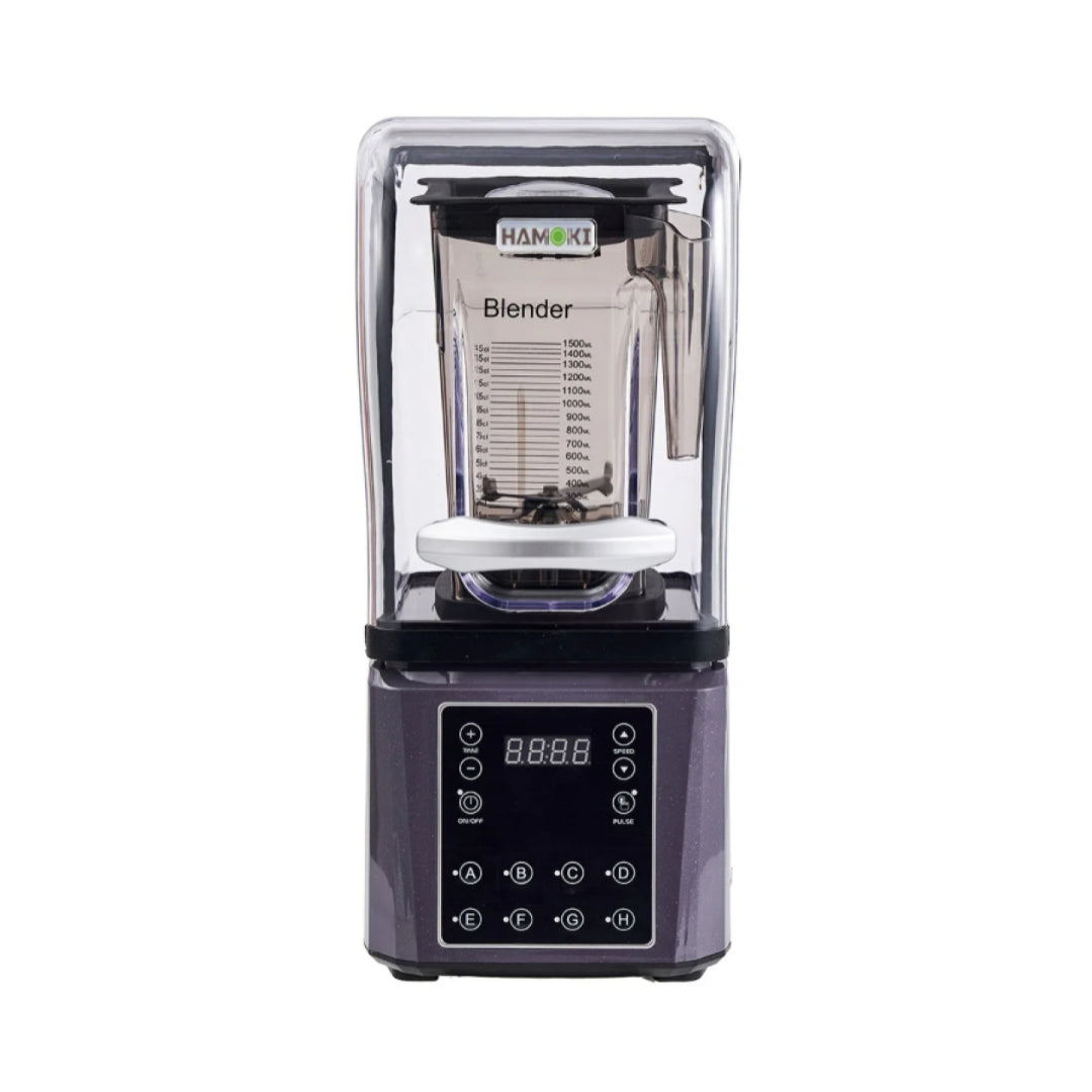Hamoki Commercial Digital Blender With Sound Enclosure 1.5L