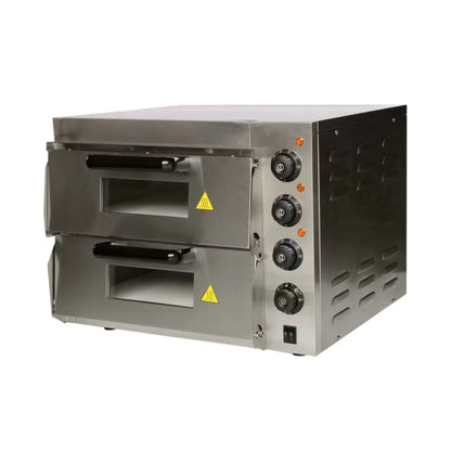 20" Twin Deck Electric Pizza Oven