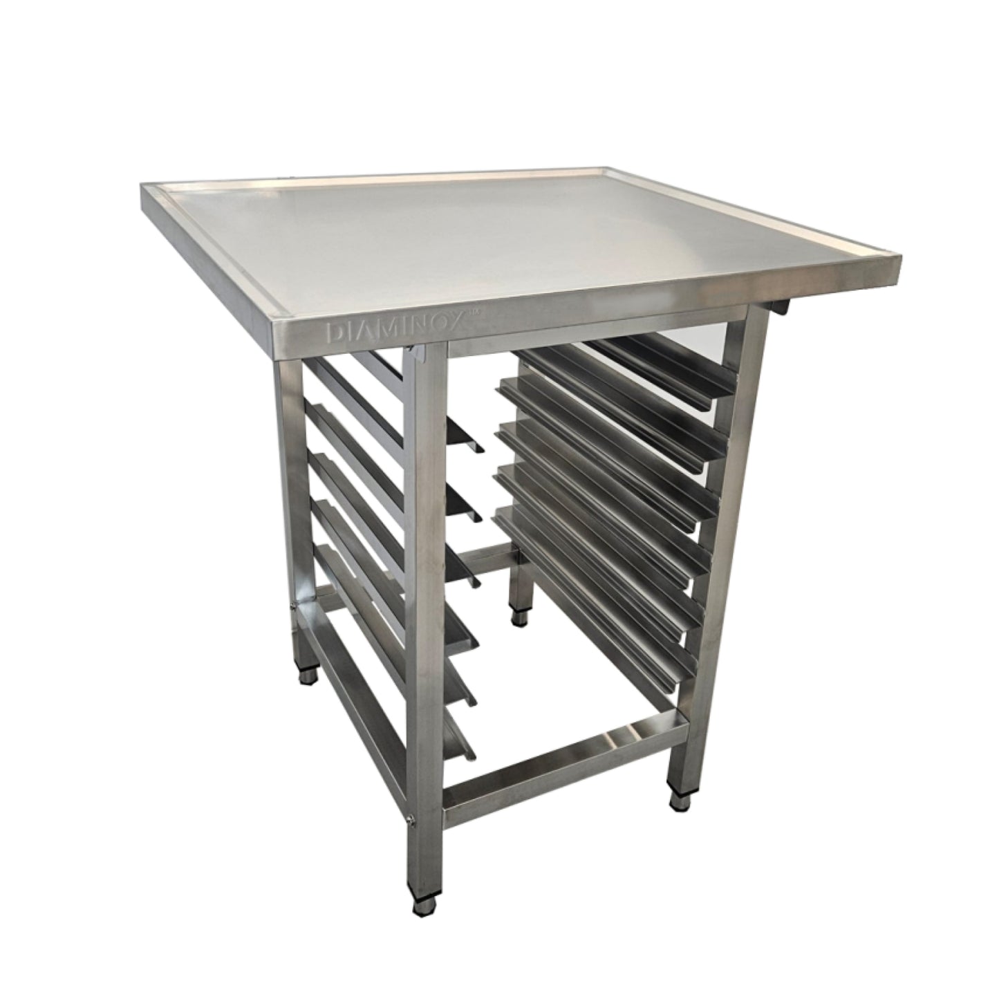 Diaminox Stainless Steel Convection Oven Stand with Rack Guides