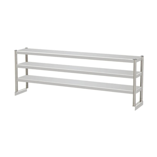 Hamoki Triple Tier Stainless Steel Overshelf