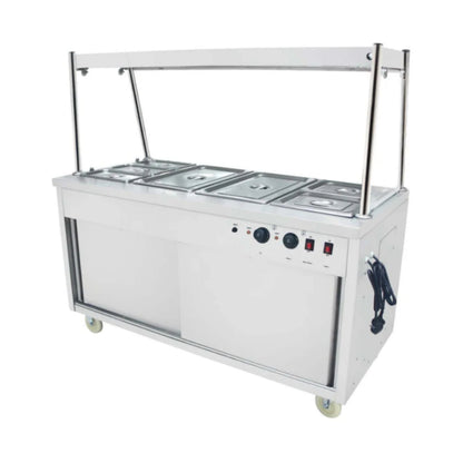 Hamoki Food Warmer Cart with Heated Gantry