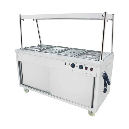 Hamoki Food Warmer Cart with Heated Gantry