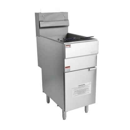 4 Burner Single Tank 23 Litre Gas Fryer